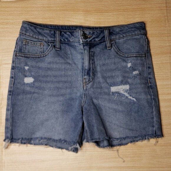 Wild Fable High Rise Womens Distressed Denim Shorts 4 - Picture 1 of 6